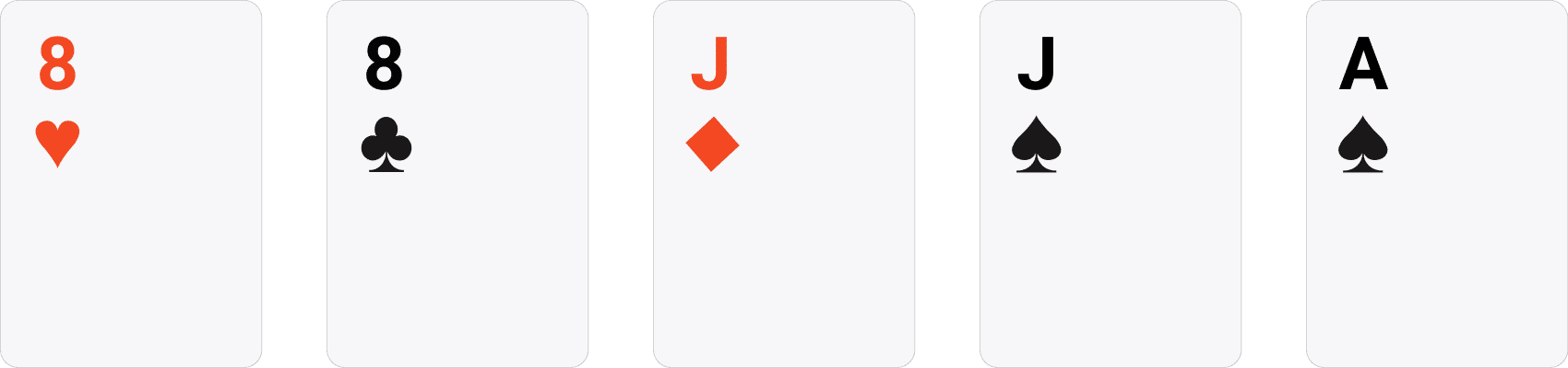 Two Pair Poker example
