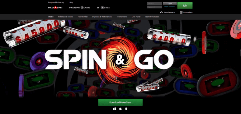 Spin & Go Homepage Pokerstars