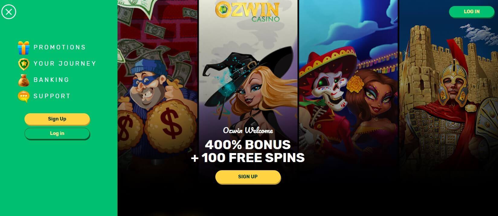 homepage ozwin casino