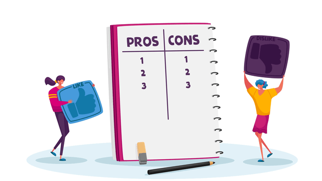 Pros and Cons illustration