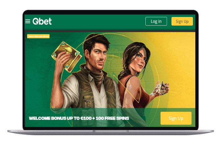 Qbet Online Casino Mockup