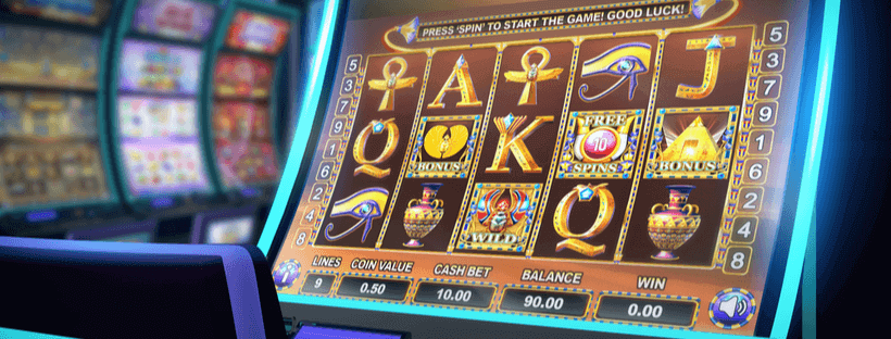 Afbeelding van een Videoslot in een casino
