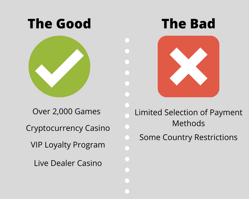 RocketPlay Casino Pros & Cons
