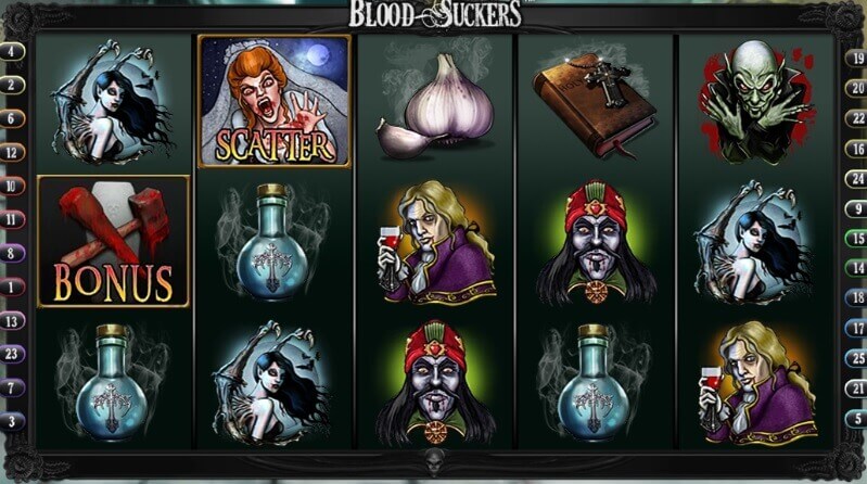blood sucker slot screenshot