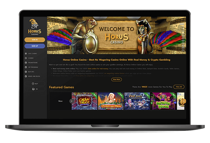 Horus Online Casino AU Mockup