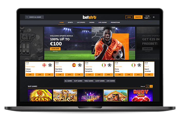 Betstro Online Casino NL Mockup