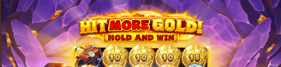 hit more gold pokie banner
