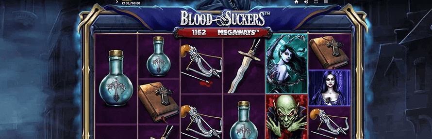 blood suckers megaways banner