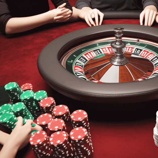 live roulette table