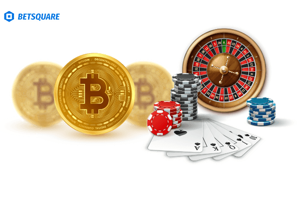 Bitcoin chips and card for the online bitcoin casino page