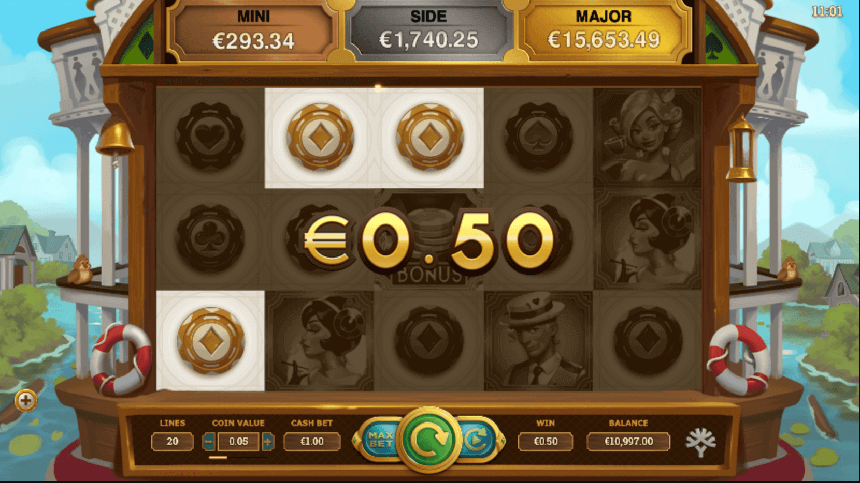 Jackpot express in game pokie 50 cents win