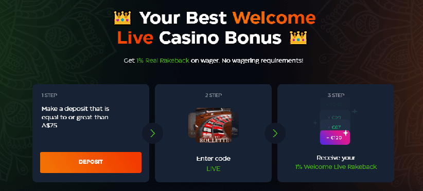 Live casino bonuses Jeetcity