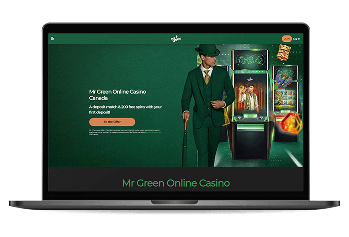 Mr green online casino canada mockup