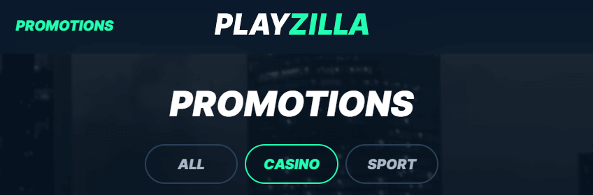 Playzilla casinos promotions