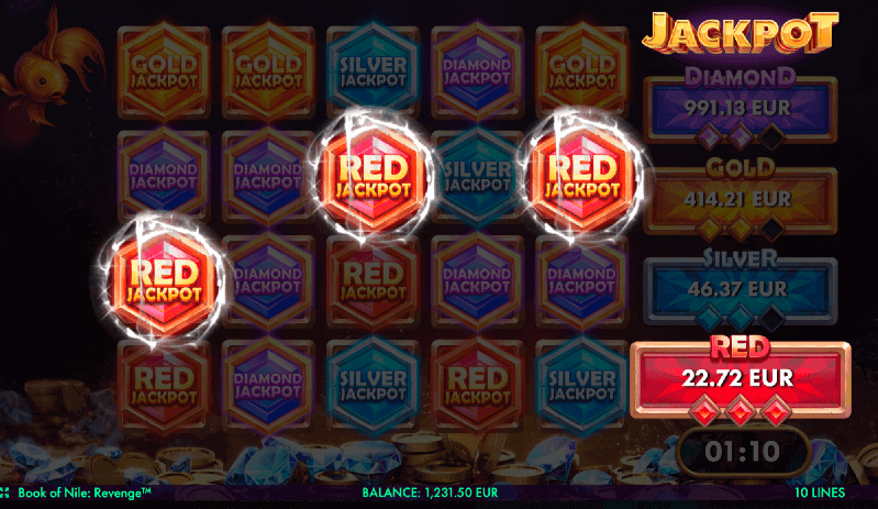 Red jackpot combination online casino