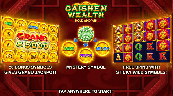 Starter screen online casino pokie caishen Wealth