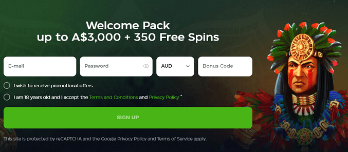 Welcome pack Online casino