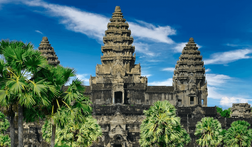 ancient temple in combodja