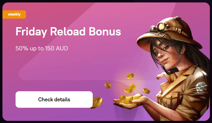 friday reload bonus on Zoome casinos 