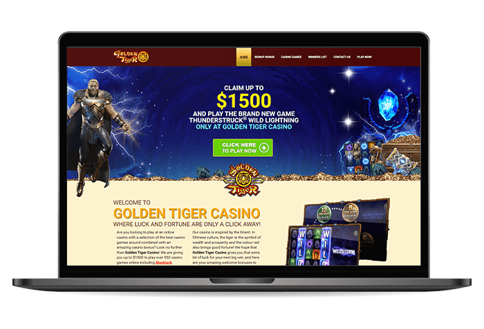 golden tiger casino canada mockup