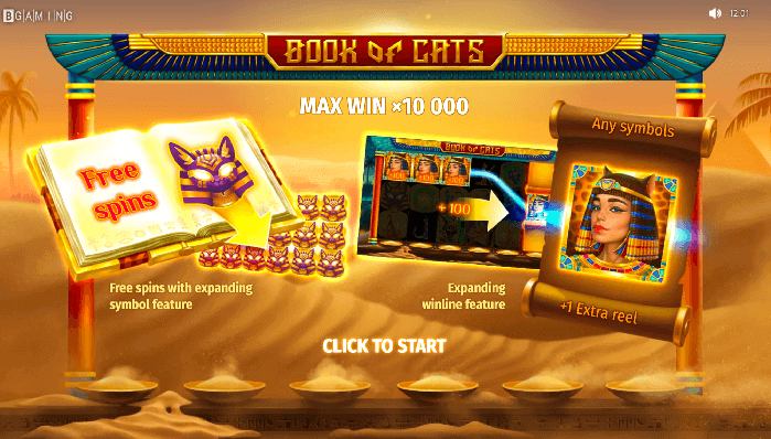 max win 10.000 Book of cats