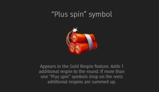 plus spin symbol with an explenation