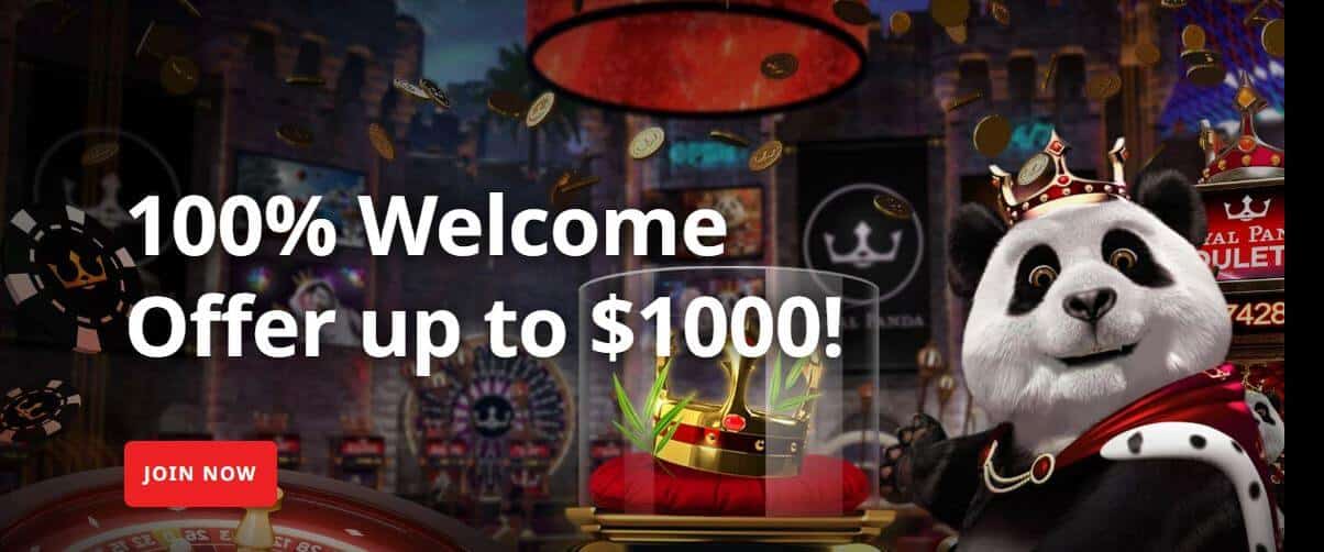Royal Panda Casino Bonuses