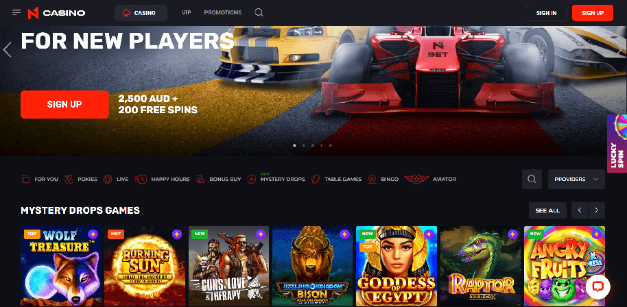 sign in for new players with N1 Bet Casino