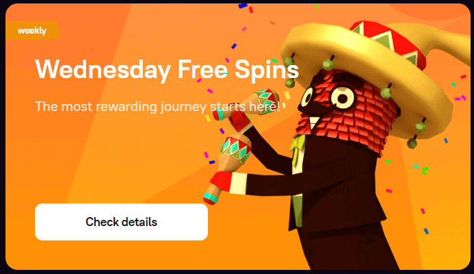wednesday free spins mexican theme 