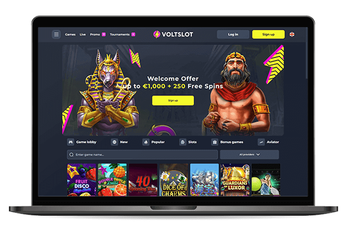 Voltslot Online Casino NL Mockup
