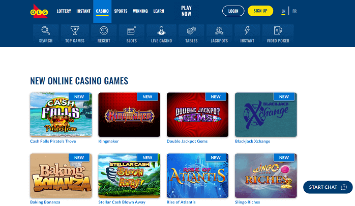 New onine Casino Games on OLG Casino Canada