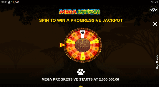 Progressive Jackpots on the Online Casino Slot Mega Moolah