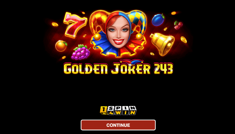 Start screen for the online Australian pokie Golden Joker