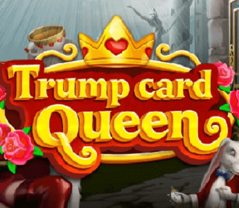 Trump Card Queen Pokie logo