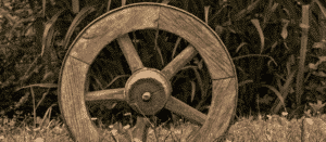 Roulette verslaan. oud houten wiel