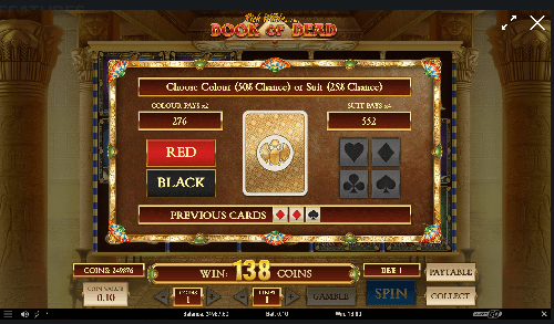 Book of Dead Slot by Play'n GO Previous Cards