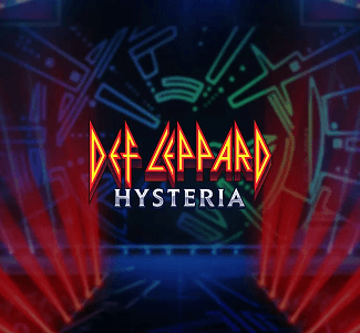 Def leppard Hysteria slot review logo