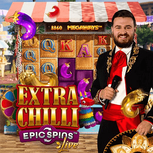 Extra Chilli Epic Spins Live slot review logo