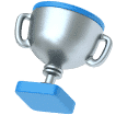 A silver cup