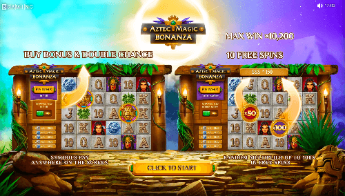 buy bonus on the Canadian slot Aztec Magic Bonanza