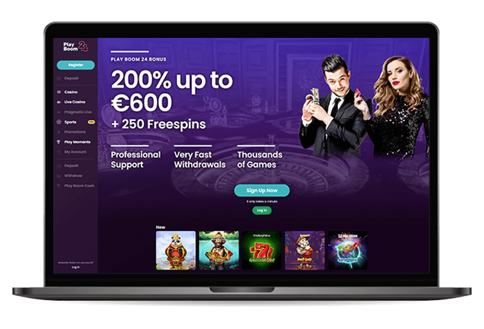 Playboom24 Online Casino NL Mockup
