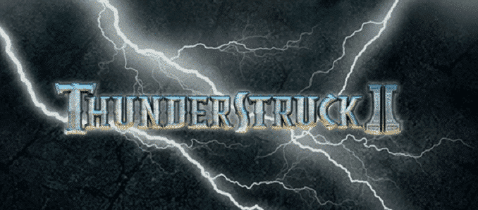 Thunderstruck II slot beginscherm