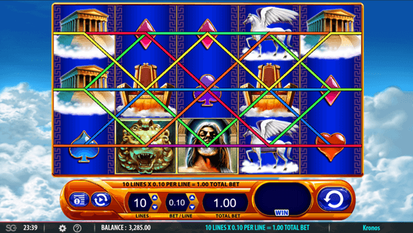 Winlijnen op de online Casino Slot Kronos NL