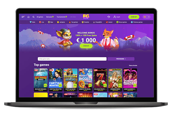 Fgfox Online Casino NL Mockup V2