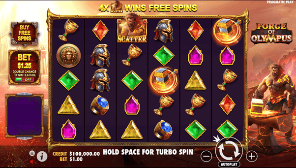 Gratis Spins bonus spellen op het speelveld van de online Casino slot Forge of Olympus