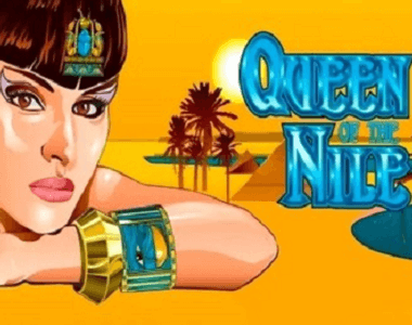 Queen of the Nile online slot review logo
