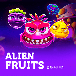 Alien Fruits online slot logo