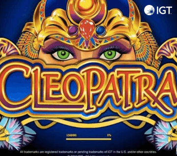 Cleopatra (by IGT)_ Multiplier wilds can deliver wins up to 10,000x the bet.