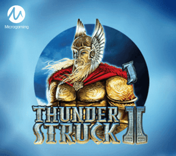 Thunderstruck II (by Microgaming)_ Norse Mythology slot with low volatility.