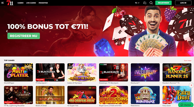 711 casino homepage